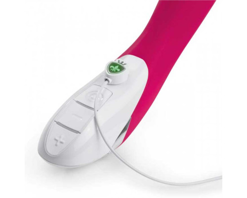 Ярко-розовый вибратор Mystim Terrific Truman - 27 см.