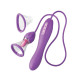 Сиреневый вибростимулятор с помпой и имитатором языка Her Ultimate Pleasure Max