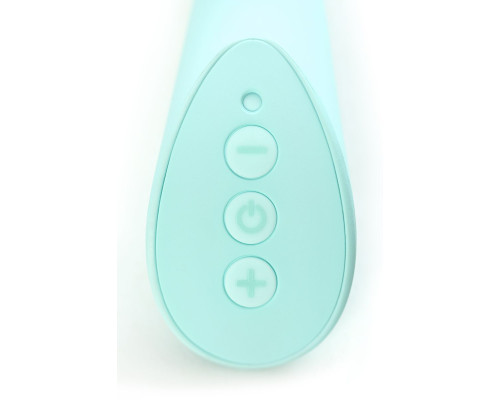 Мятный вибратор Sensy с функцией реакции на касание - 20 см.