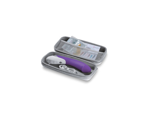 Фиолетовый вибратор Mystim Terrific Truman - 27 см.