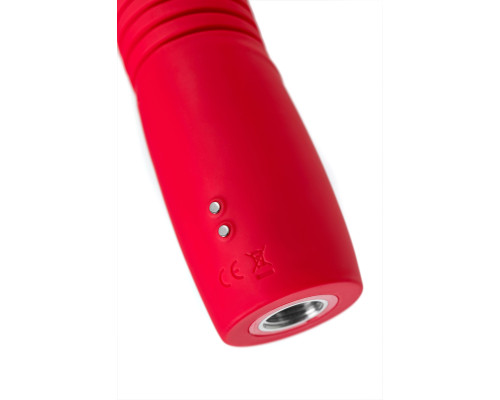 Красный пульсатор Gravity со съемной присоской - 25,9 см.