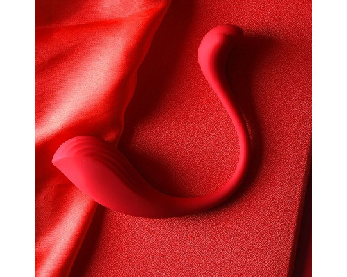 Красный интерактивный вибромассажер Phoenix Neo