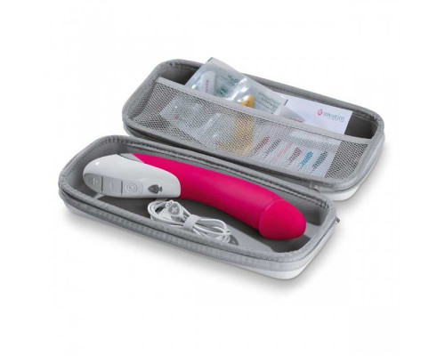 Ярко-розовый вибратор Mystim Terrific Truman - 27 см.