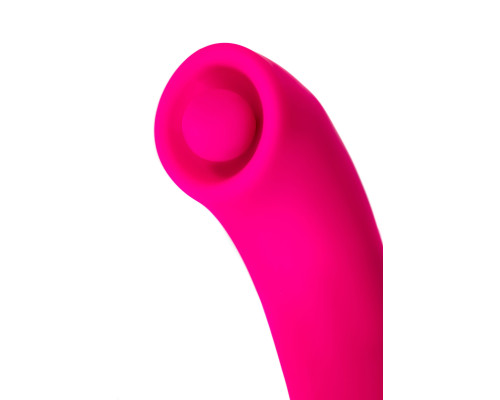 Розовый вибратор-кролик со стимулирующим шариком Rolli - 22 см.