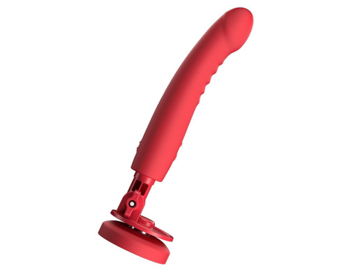 Красный вибратор Mission 2 с технологией Touch-Sense - 20 см.