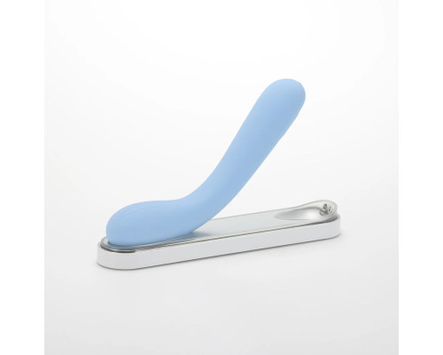 Голубой вибратор Iroha Mai Ruri - 17,4 см.