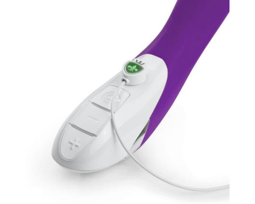 Ежевичный двойной вибратор Mystim Bon Aparte - 25 см.