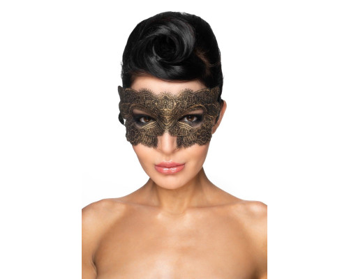 Золотистая карнавальная маска  Гомейса