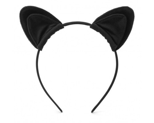 Черный ободок-ушки My rules