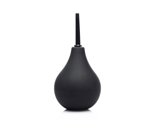 Черный анальный душ Thin Tip Enema Bulb