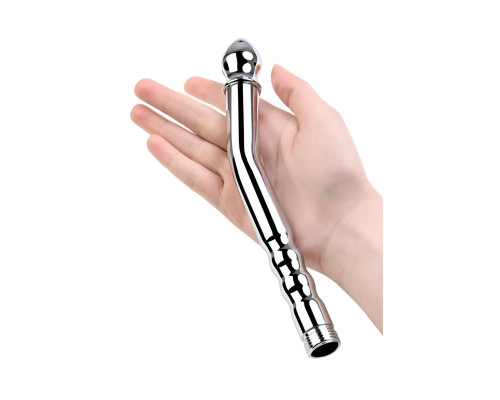 Металлический анальный душ с тремя насадками