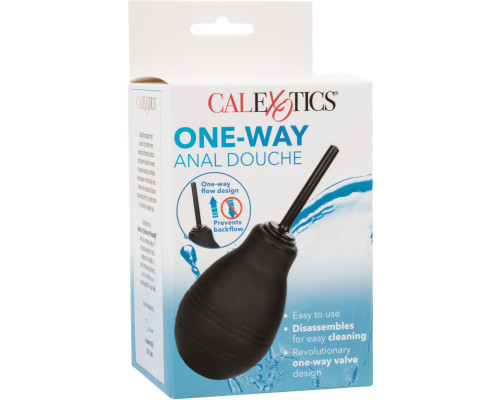 Черный анальный душ One-Way Anal Douche