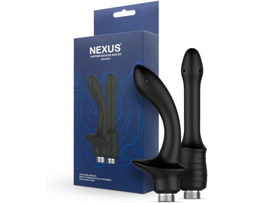 Набор из 2 насадок для анального душа Shower Douche Duo Kit Beginner