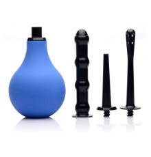 Анальный душ с 3 насадками Premium One-way Valve Anal Douche Set