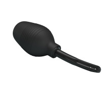 Черный анальный душ с гибким наконечником