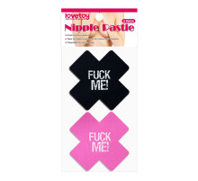 Набор из 2 пар пэстисов Cross Pattern Nipple Pasties