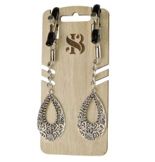 Изысканные зажимы на соски с подвесками  Шахерезада