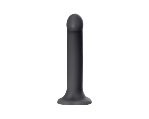 Черный фаллос на присоске Silicone Bendable Dildo XL - 20 см.