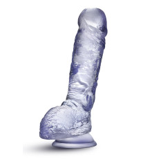 Прозрачный фаллоимитатор Hearty N’ Hefty - 22,9 см.