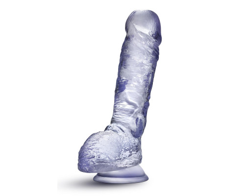 Прозрачный фаллоимитатор Hearty N’ Hefty - 22,9 см.