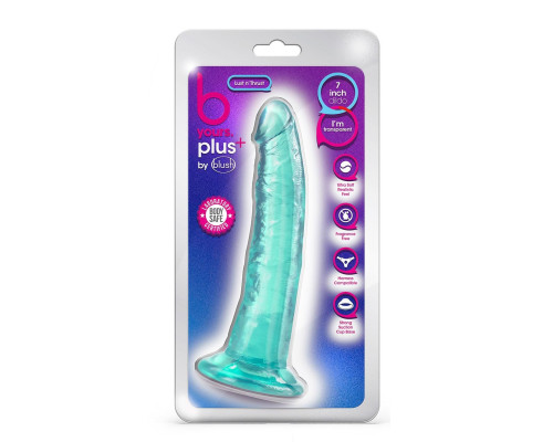 Зеленый фаллоимитатор Lust N’ Thrust - 19 см.