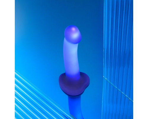 Светящийся фаллоимитатор Strap-on-me Glow-Led Dildo - size M