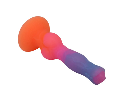 Силиконовый фантазийный фаллоимитатор Hercules - 21,5 см.