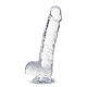 Прозрачный фаллоимитатор 6 Inch Crystalline Dildo - 15,2 см.