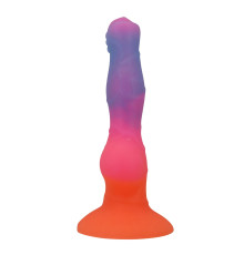 Силиконовый фантазийный фаллоимитатор Hercules - 21,5 см.