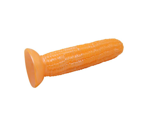 Оранжевый стимулятор в форме кукурузы - 17 см.