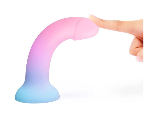 Фаллоимитатор из жидкого силикона Dildolls Utopia S - 15,3 см.