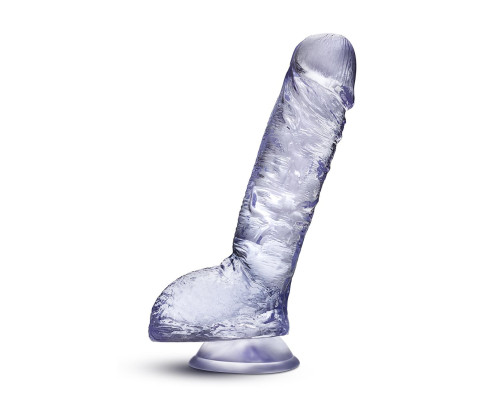 Прозрачный фаллоимитатор Hearty N’ Hefty - 22,9 см.