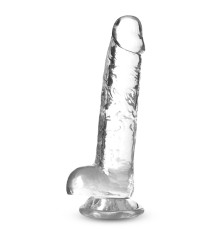 Прозрачный фаллоимитатор 7 Inch Crystalline Dildo - 17,7 см.