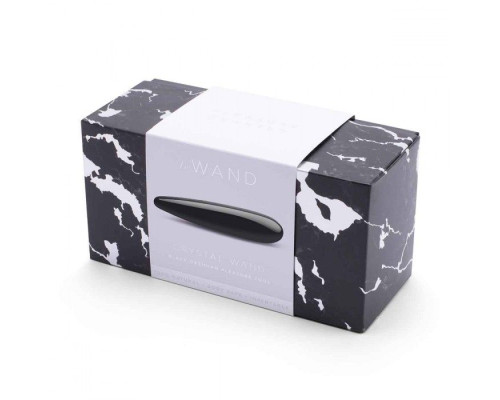 Массажер Le Wand Crystal Wand из черного обсидиана