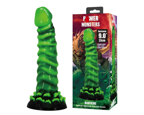 Силиконовый фантазийный фаллоимитатор Manticore - 23 см.
