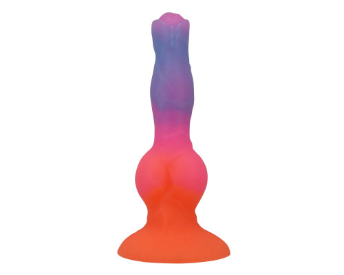 Силиконовый фантазийный фаллоимитатор Hercules - 21,5 см.