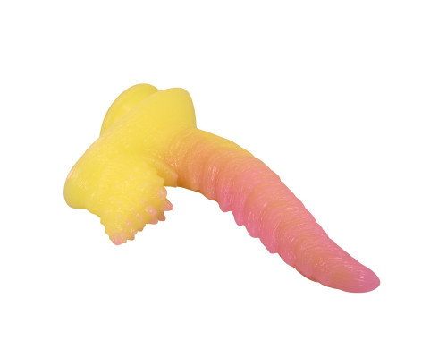 Силиконовый фаллоимитатор Flame Beast - 22,5 см.