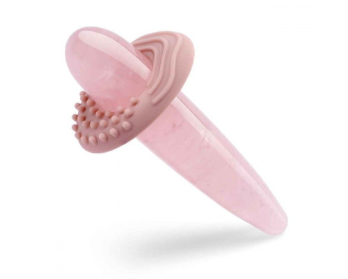 Массажер Le Wand Crystal Slim Wand из розового кварца
