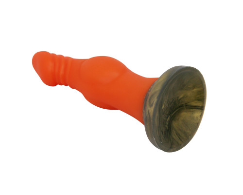 Силиконовый фантазийный фаллоимитатор Hero - 18,5 см.