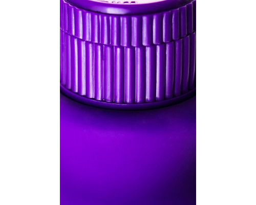 Фиолетовый фигурный вибратор - 17 см.