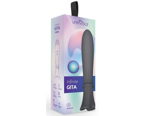 Темно-серый пульсатор Gita - 20 см.