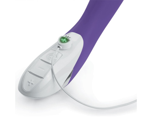 Фиолетовый вибратор Mystim Elegant Eric - 27 см.