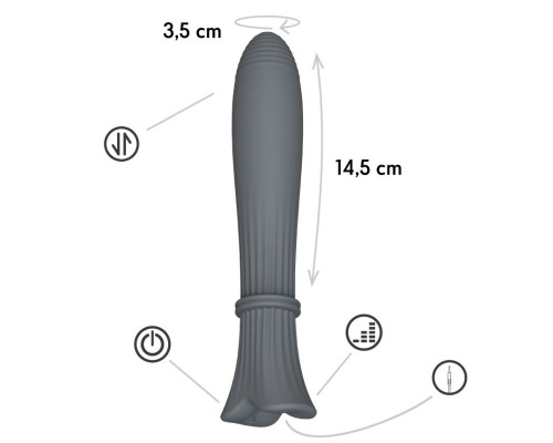 Темно-серый пульсатор Gita - 20 см.
