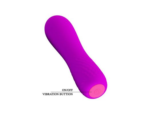 Лиловый мини-вибратор Beau - 11,9 см.