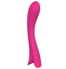 Розовый перезаряжаемый вибратор LOVELY PRINCESS - 15 см.