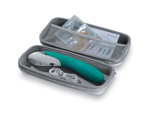 Фиолетовый вибратор Mystim Elegant Eric - 27 см.