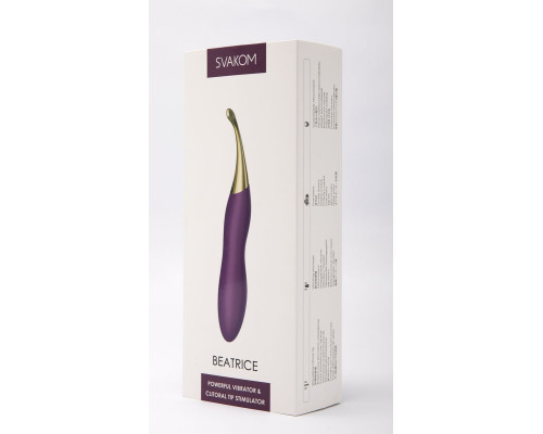 Точечный стимулятор клитора со сменными насадками Beatrice