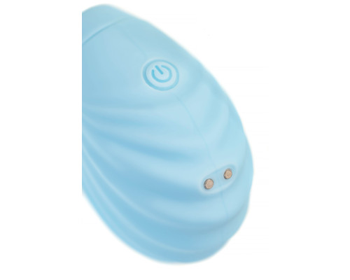 Голубой вакуум-волновой стимулятор клитора Scall