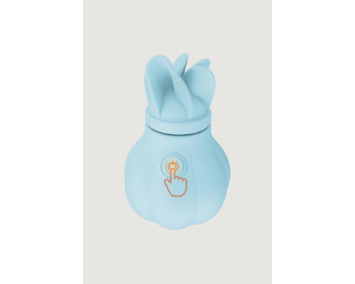 Голубой стимулятор клитора с 5 насадками Caress