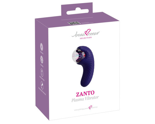 Синий плазменный вибратор ZANTO Plasma Vibrator